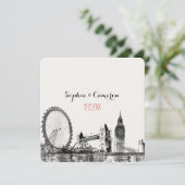 PixDezineslondon/DIY Hintergrundfarbe Einladung (Stehend Vorderseite)