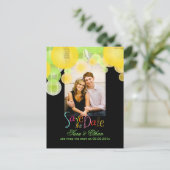 PixDezinesLterns Save the Date Ankündigungspostkarte (Stehend Vorderseite)