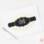 PixDezinesMarokkaner Trellis/DIY-Farben Ovaler Aufkleber (Umschlag)