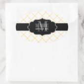 PixDezinesMarokkaner Trellis/DIY-Farben Ovaler Aufkleber (Tasche)