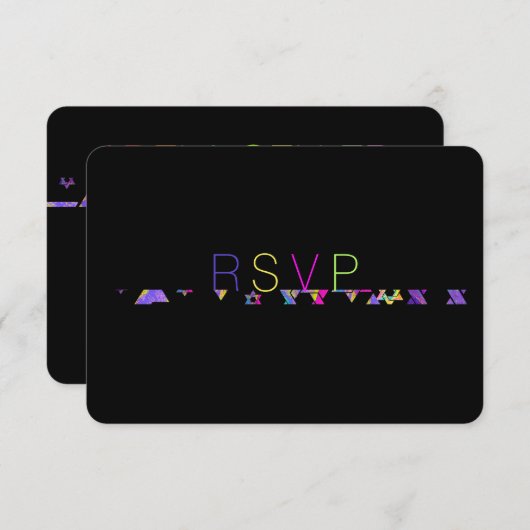 PixDezinesNeons/typografisch/Bar mitzvah UAWG Einladung (Vorne/Hinten)