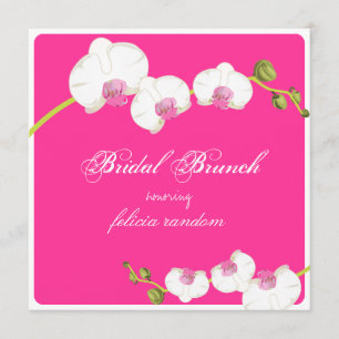PixDezinesOrchid/Bridal-Brunch/DJ-Hintergrund Einladung
