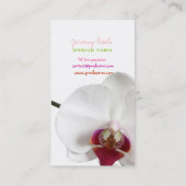 PixDezinesorchid/diy Hintergrundfarbe Farbe, BukUp Visitenkarte (Rückseite)