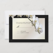 PixDezinesOrchids/Phalaenopsis RSVP Karte (Rückseite)