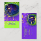 PixDezinesPfauenauge/filigrane Visitenkarte (Vorne/Hinten)