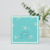 PixDezinesSternfisch/Degenhintergrundfarbe Einladung (Stehend Vorderseite)