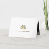 PixDezinesVanille-Wirbel/Farbton Dankeskarte (Rückseite)