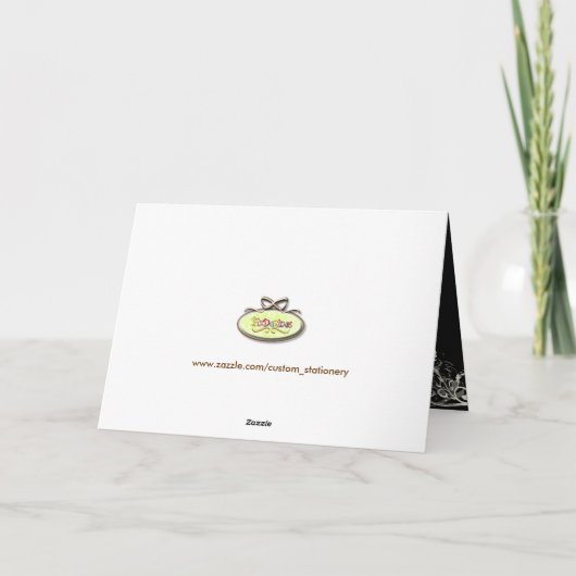 PixDezinesVanille-Wirbel/Farbton Dankeskarte (Rückseite)