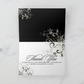 PixDezinesVanille-Wirbel/Farbton Dankeskarte (Innenseite)