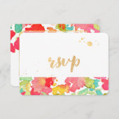 PixDezsopie-Garten/Blumen/uAwg RSVP Karte (Vorne/Hinten)