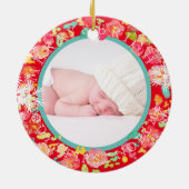 PixDezsopie' Gartenfarben Foto /DIY Rahmen Keramikornament (Hinten)