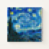 Pixdot "Starry Night" Notizblock (Rückseite)