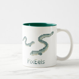 PixEels-Tasse Zweifarbige Tasse