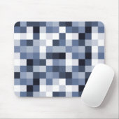 Pixel 060614 (01) - blau mousepad (Mit Mouse)