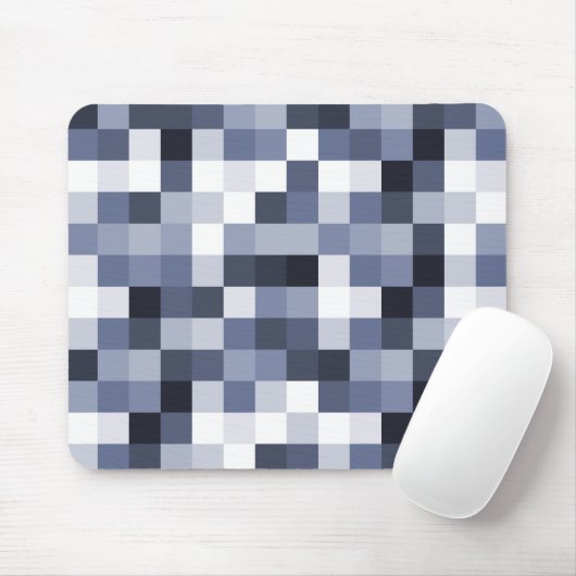 Pixel 060614 (01) - blau mousepad (Mit Mouse)