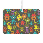 Pixel-8bit-Monster Autolufterfrischer (Rückseite)