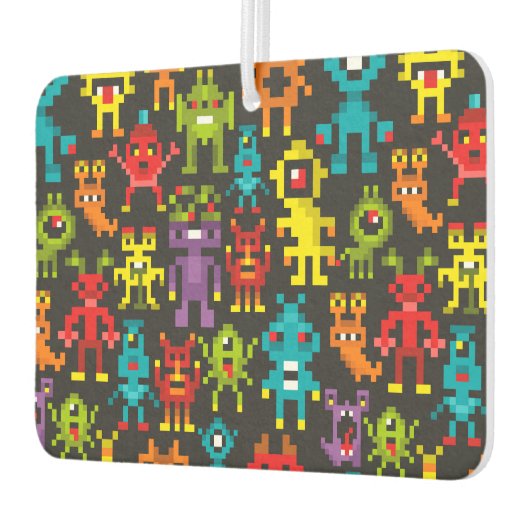 Pixel-8bit-Monster Autolufterfrischer (Links)