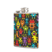 Pixel-8bit-Monster Flachmann (Links)