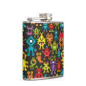 Pixel-8bit-Monster Flachmann (Rechts)
