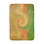 Pixel Abstrakter Herbstwirbel Badematte (Vorderseite Vertikal)