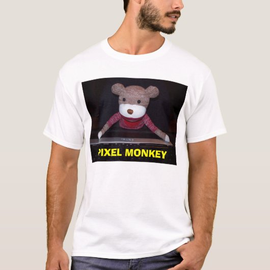 Pixel-Affe, PIXEL-AFFE T-Shirt (Vorderseite)