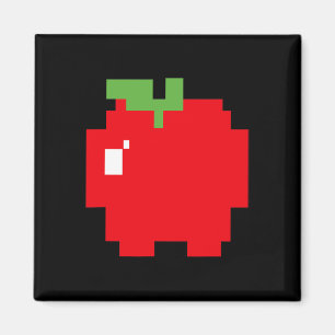 Pixel Apple 80er Retro Arcade Videospiel Halloween Magnet