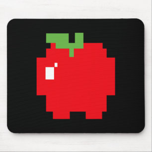 Pixel Apple 80er Retro Arcade Videospiel Halloween Mousepad