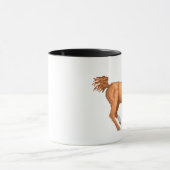 Pixel-arabische PferdeTasse Tasse (Zentrum)