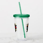 Pixel-Arcade-Game-Level-Up-Kindergeburtstag Acryltrinkbecher (Links)