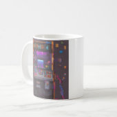 Pixel-Arcade-Konsole-Controller-Gamer-Aufkleber Kaffeetasse (Vorderseite Links)