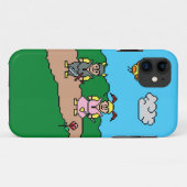 Pixel Art, 8 Bit, Boy & Girl Friends Case-Mate iPhone Hülle (Rückseite (Horizontal))