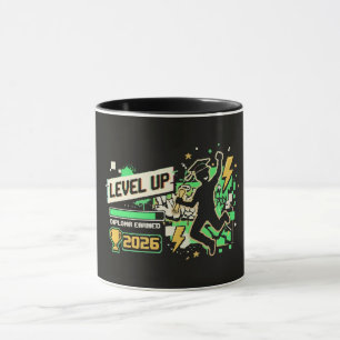 Pixel-Art-Abschluss 2026 Level Up Tasse