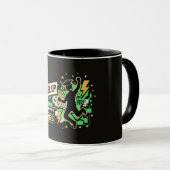 Pixel-Art-Abschluss 2026 Level Up Tasse (VorderseiteRechts)