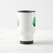 Pixel Art Avocado-Tasse Reisebecher (Mittel)