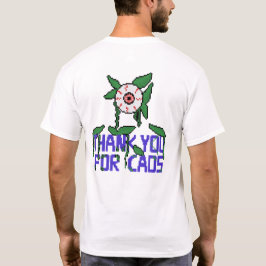 Pixel Art Beängstigend Pumpkin & Eyeball Horror T-Shirt