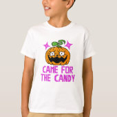 Pixel Art Beängstigend Pumpkin & Eyeball Horror T-Shirt (Vorderseite)