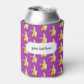 Pixel Art bereit zum Essen gelber Banane Muster Dosenkühler (Kanne Vorderseite)