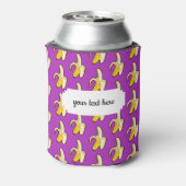 Pixel Art bereit zum Essen gelber Banane Muster Dosenkühler (Kanne Rückseite)