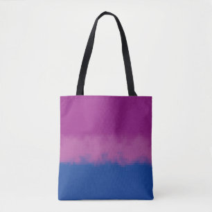 Pixel Art Bisexuelle Stolperflagge Tasche