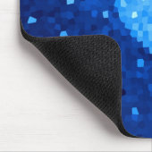 Pixel Art Blue Heart Retro Gamer Liebe Mousepad (Ecke)