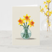 Pixel-Art-Blumen-Muttertagskarte Karte (Gelbe Blume)