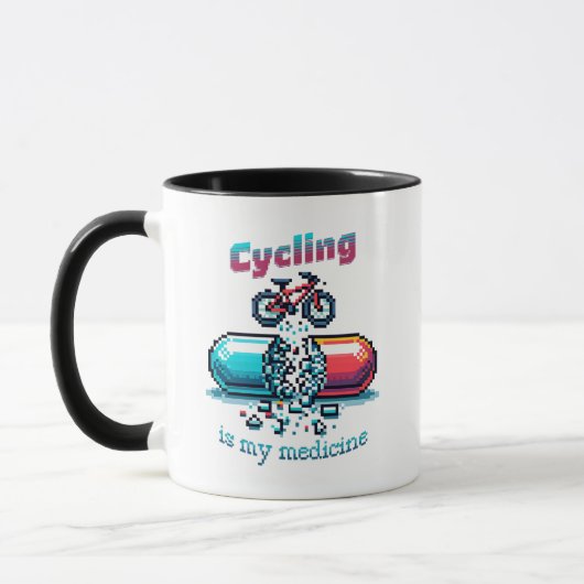 Pixel Art Cycling-Tasse Tasse (Links)