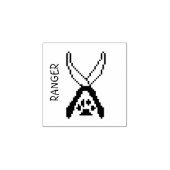 Pixel Art D&D Class Icon Ranger Gummistempel (Prägung)