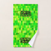 Pixel art denim set towels (Handtuch)