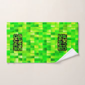 Pixel art denim set towels (Handtuch)