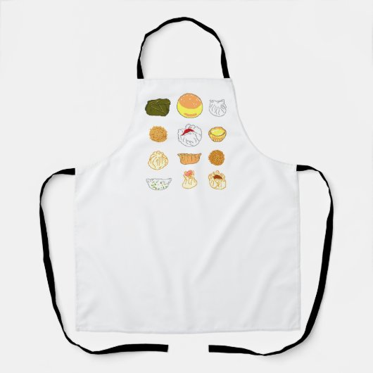 Pixel art Dim Sum Schürze (Vorderseite)