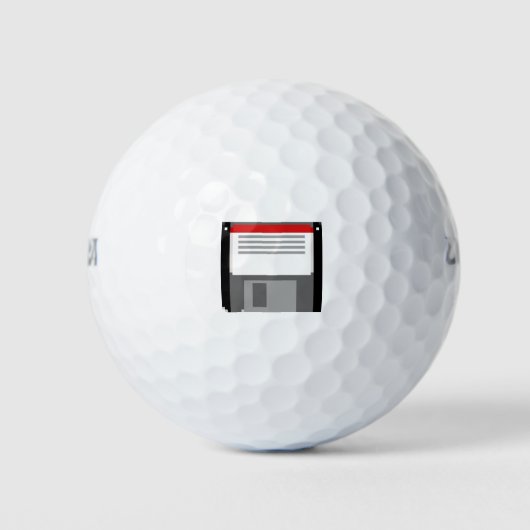 Pixel-art-Diskette Golfball (Vorderseite)