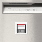 Pixel-art-Diskette Magnet (In Situ (Geschirrspüler))