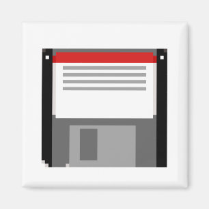 Pixel-art-Diskette Magnet