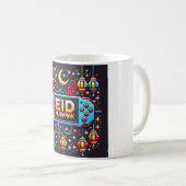 Pixel Art Eid Mubarak Gaming Kaffeetasse (VorderseiteRechts)